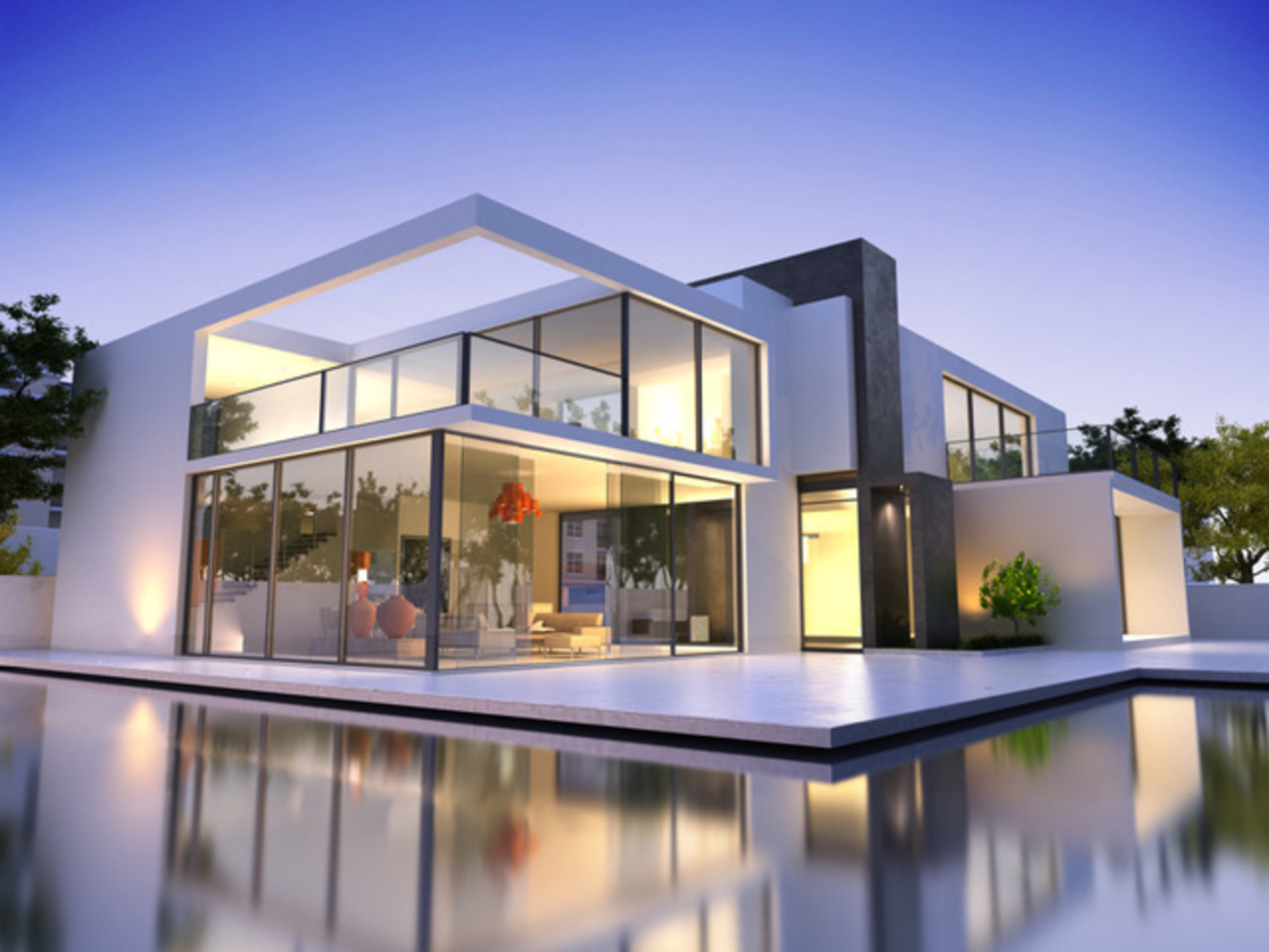Modern luxurious residence